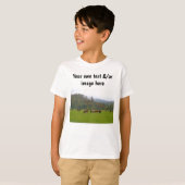 Boerderij van jongens of eigen woorden, eigen afbe t-shirt (Voorkant volledig)