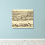 Boerderij van Joseph Canvas Afdruk (Insitu (Houten vloer))