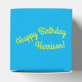 Boerderij van kippen Kinder 1e verjaardag Bedankdoosjes (Bovenkant)