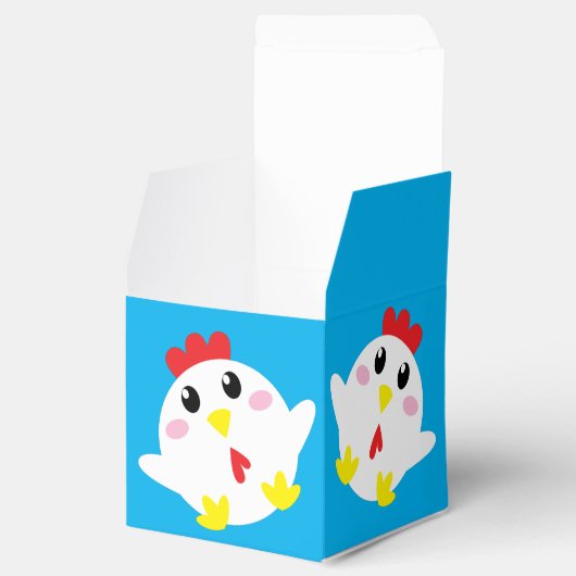 Boerderij van kippen Kinder 1e verjaardag Bedankdoosjes (Geopend)