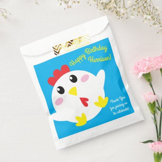 Boerderij van kippen Kinder 1e verjaardag Bedankzakje (Gezegeld)