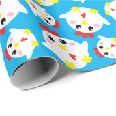 Boerderij van kippen Kinder 1e verjaardag Cadeaupapier (Rol Hoek)