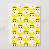 Boerderij van kippen Kinder 1e verjaardag Kaart (Achterkant)