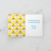 Boerderij van kippen Kinder 1e verjaardag Kaart (Binnen)