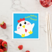 Boerderij van kippen Kinder 1e verjaardag Servet (Insitu)