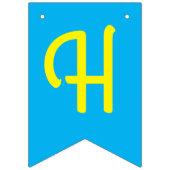 Boerderij van kippen Kinder 1e verjaardag Vlaggetjes (Tweede vlag)