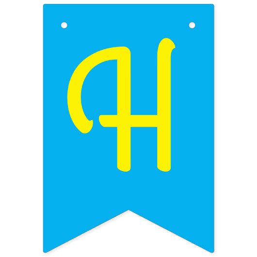 Boerderij van kippen Kinder 1e verjaardag Vlaggetjes (Tweede vlag)