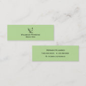 Boerderij van kippen|Landbouwers Markt Organic Egg Mini Visitekaartje (Voorkant / Achterkant)