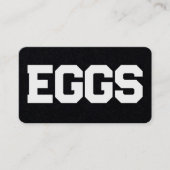 Boerderij van kippen Vers eieren Visitekaartje (Voorkant)