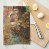 Boerderij van kleine landen in Bordighera door Cla Theedoek (Quarter Fold)