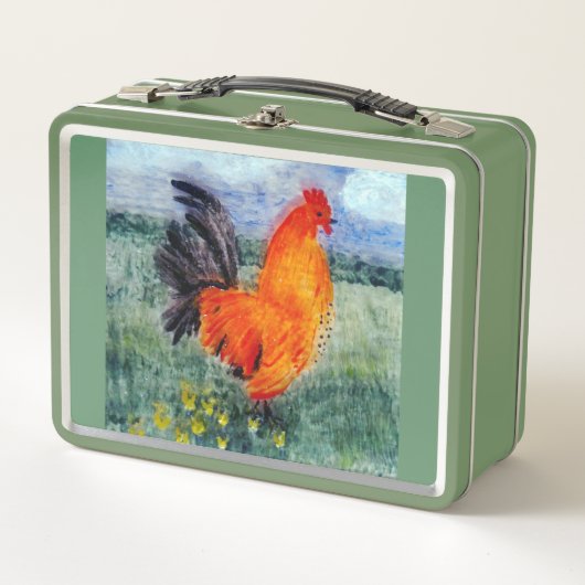 Boerderij van kleurrijk kippenkooster (Voorkant)