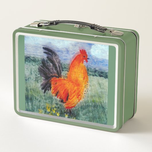 Boerderij van kleurrijk kippenkooster (Achterkant)