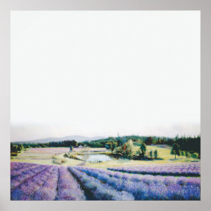 Boerderij van Lavender op San Juan door Bryn Barna Poster