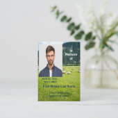 Boerderij van Memorial Keepomwille Sheep Landscape Visitekaartje (Staand voorkant)