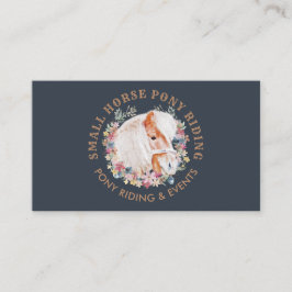 Boerderij van Navy Horse Pony Ride Walk Breed Visitekaartje