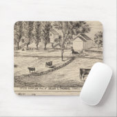 Boerderij van Orwell Vermont Muismat (Met muis)