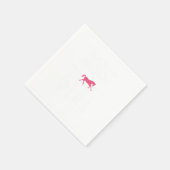 Boerderij van paardenpest Rider Gift Servet (Hoek)