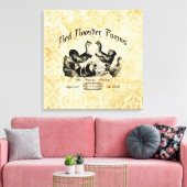 Boerderij van pluimvee Canvas Afdruk (Insitu (Woonkamer))