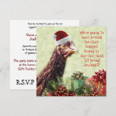 Boerderij van pluimvee — Kerstmis Kaart (Voorkant / Achterkant)