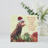 Boerderij van pluimvee — Kerstmis Kaart (Staand voorkant)