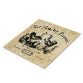  Boerderij van pluimvee Tegeltje (Zijkant)