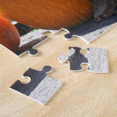 Boerderij van pompoenen en pompoenen, standaard 2  legpuzzel (Zijkant)