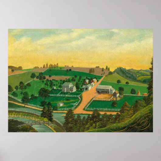 Boerderij van Reber - Charles Hofmann Fine Art Pos Poster (Voorkant)