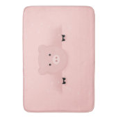 Boerderij van roze reuzenroze reuzel badmat (Voorkant Verticaal)