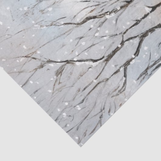 Boerderij van Snowman Tissuepapier (Detail)