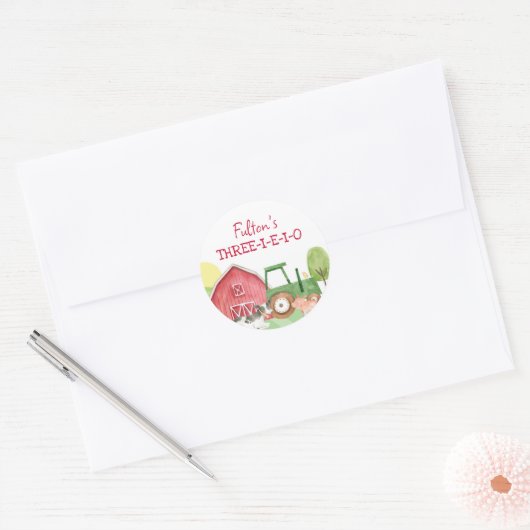 Boerderij van trekkers Stickers (Envelop)