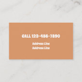 Boerderij van verse biologische bio-eieren visitekaartje (Achterkant)