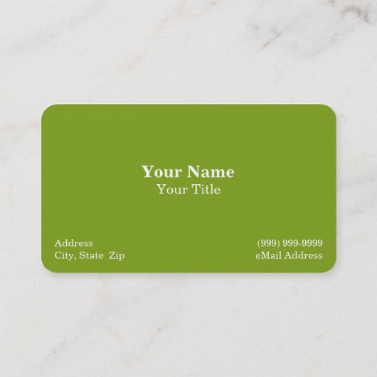 Boerderij van vruchten visitekaartje (Achterkant)