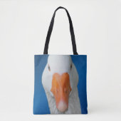 Boerderij van witte gans tote bag (Voorkant)