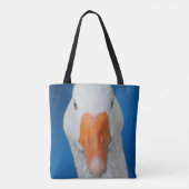 Boerderij van witte gans tote bag (Achterkant)