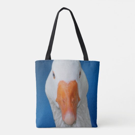 Boerderij van witte gans tote bag (Achterkant)