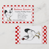 Boerderij van Zuidelijk Fried Chicken Restaurant P Visitekaartje (Voorkant / Achterkant)