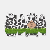 Boerderij van zwarte en witte Koe Dierensterfdag T Bedankdoosjes (Uitgevouwen)