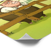 Boerderij Varkens Poster (Hoek)