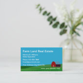 Boerderij Vastgoedthema Visitekaartje (Staand voorkant)