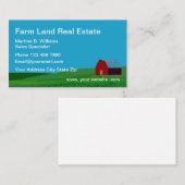 Boerderij Vastgoedthema Visitekaartje (Voorkant / Achterkant)