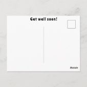 Boerderij Vee Land Bloemen Beterschap Briefkaart (Achterkant)