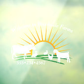 Boerderij Veedieren Sunrise Hill Raamsticker (Vel 3)