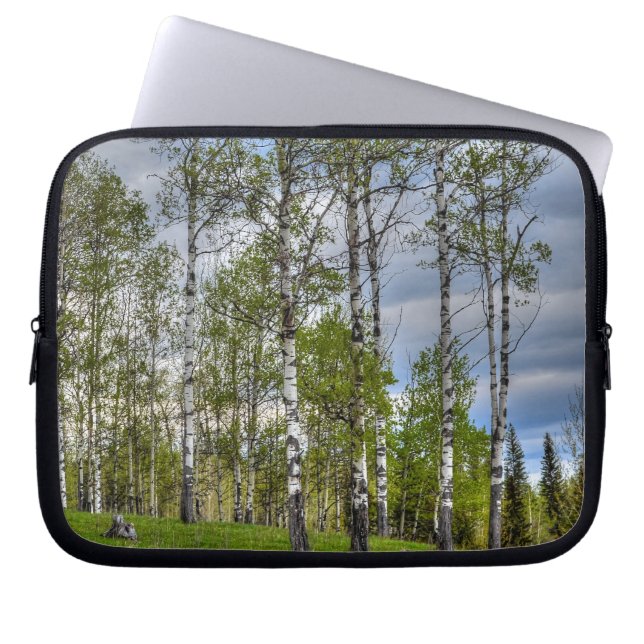Boerderij veld, weide, pasta, dok laptop sleeve (Voorkant)