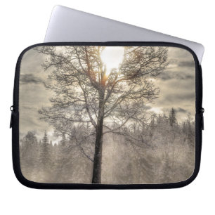 Boerderij veld, weide, pasta, dok laptop sleeve