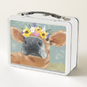 Boerderij ventilator - Koe met kroon op de bloem (Achterkant)