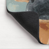 Boerderij ventilator - Koe met kroon op de bloem Muismat (Hoek)