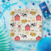 Boerderij Verjaardag Baby shower Papieren Bordje (Feest)