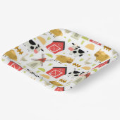 Boerderij Verjaardag Baby shower Papieren Bordje (Gebogen)