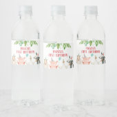 Boerderij Verjaardag Barnyard Dieren Jongen Decor  Waterfles Etiket (Flessen)