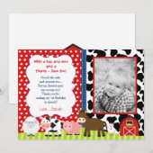 Boerderij Verjaardag Bedankt Briefkaarten (Voorkant / Achterkant)